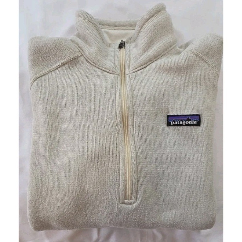 Patagonia‎ Better Sweater Fleece Jacket Women's Medium Birch White